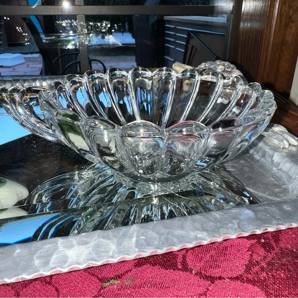HELSEY Clear Glass Jam Dish